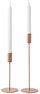 Una - Ljusstake, H 21 cm - Rosa