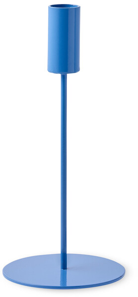 Una - Ljusstake, H 21 cm - Blå