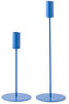 Una - Ljusstake, H 21 cm - Blå