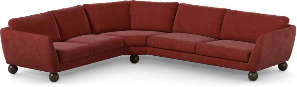 Madison Lux - Hörnsoffa 2+3-sits, hörn 2 - Rosa