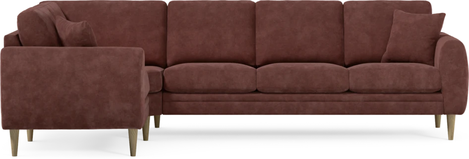 Eden - Hörnsoffa, 1+3-sits - Röd