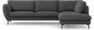 Madison Lux - 3-sits soffa med divan höger - Grå