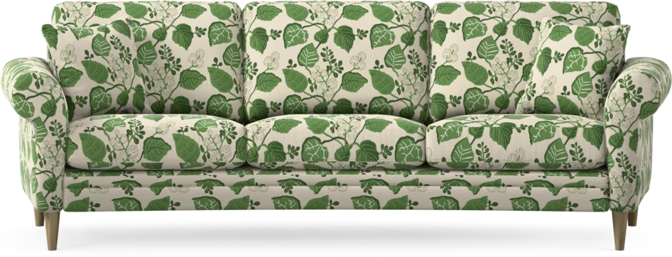 Eden - 3-sits soffa svängd - Flerfärgad