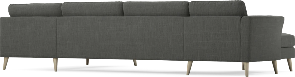 Bridge - 3-sits soffa med schäslong vänster och divan höger - Grå