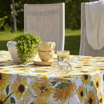 Sunflower - Avtorkningsbar duk, Ø 175 cm - inspiration