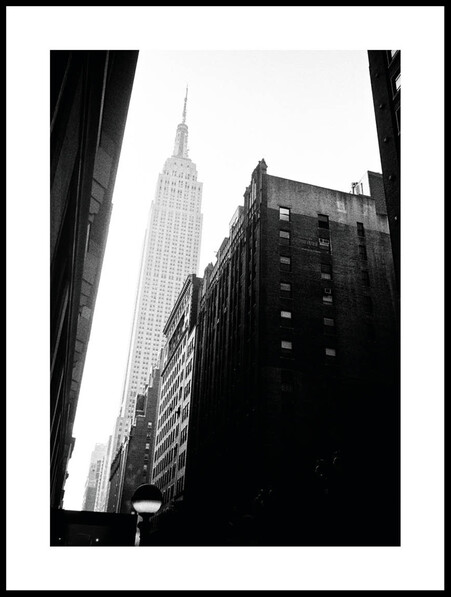 Empire State Building - Poster - Vit