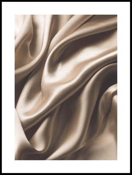 Silkeslent  - Poster - Beige