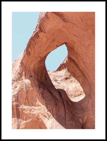 Sun's Eye Arch - Poster - Brun
