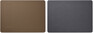 Bitz - Tablett i plast, 4-pack, 33x46 cm - Brun