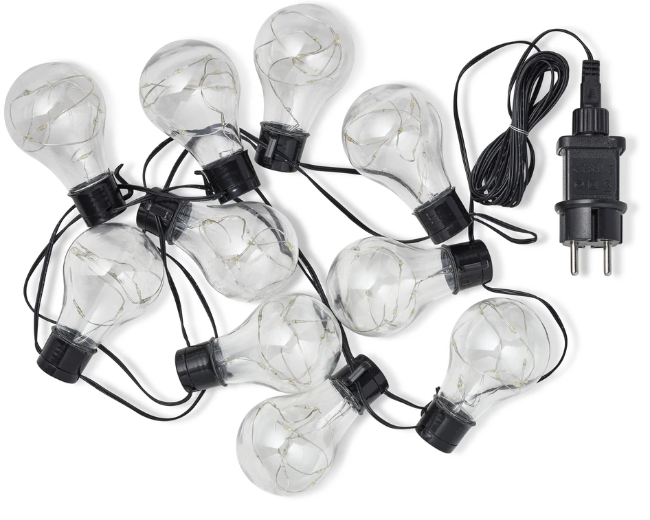 Armelle - Ljusslinga, L 300 cm - Svart