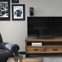 Woodenforge - Tv-bänk, B 120 cm - inspiration