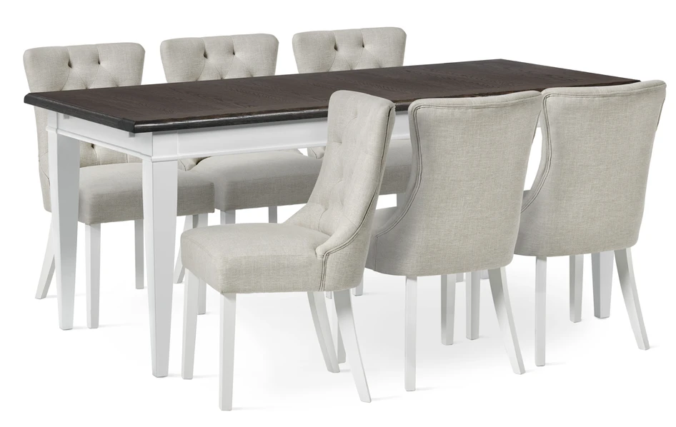 Wilma - Matgrupp med 6 stolar Wilma - Beige