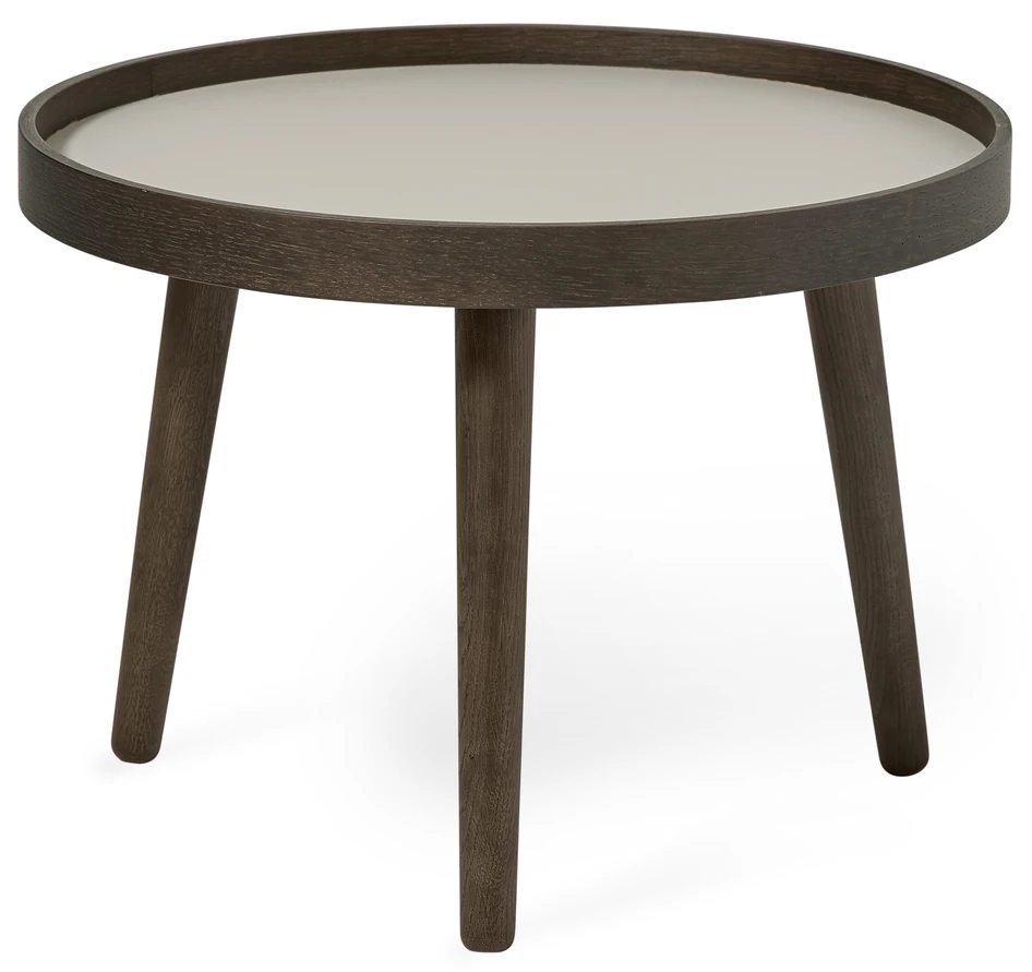 Agnes - Soffbord, Ø 55, H 40,5 cm - Brun