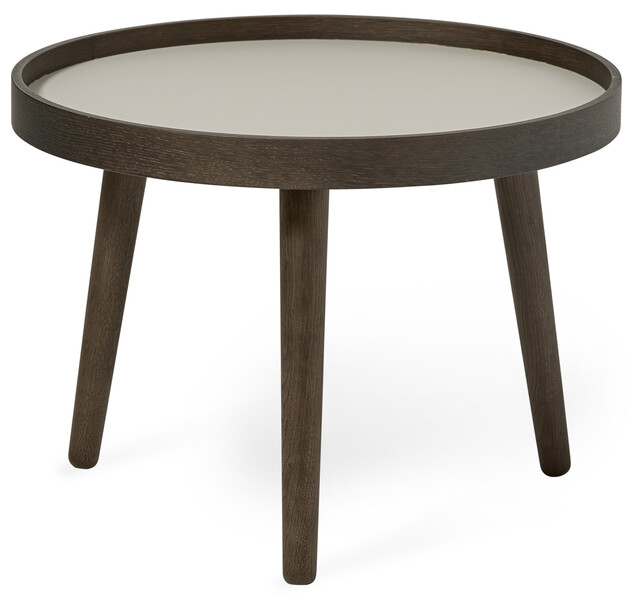 Agnes - Soffbord, Ø 55 cm - Brun