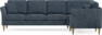 Eden - Hörnsoffa, 3+1-sits - Blå