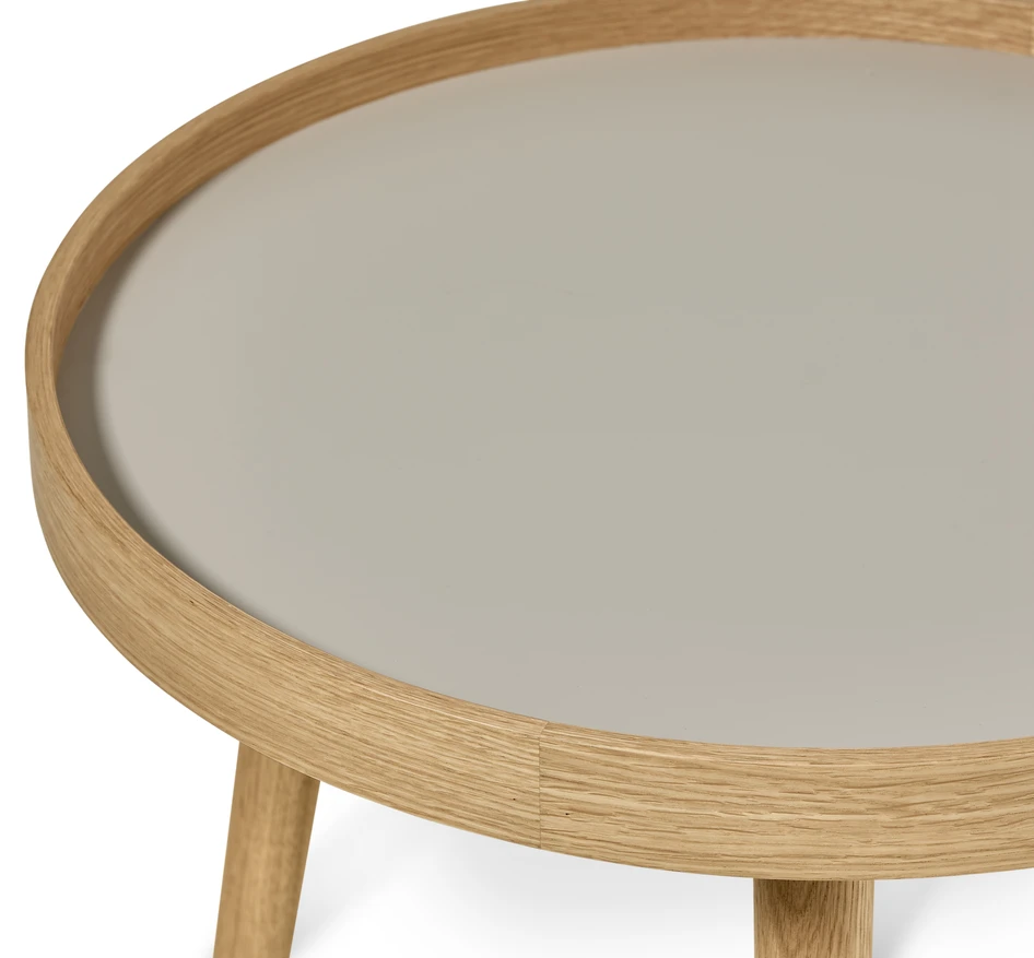 Agnes - Soffbord, Ø 55, H 40,5 cm - Beige