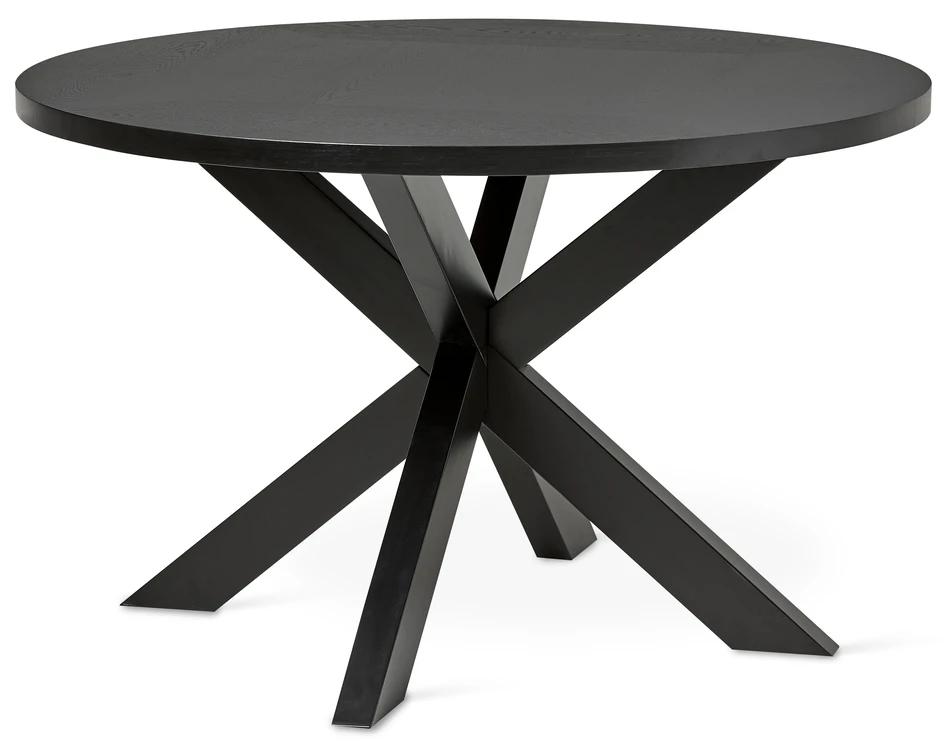 Odessa - Matbord, Ø 120 cm - Svart