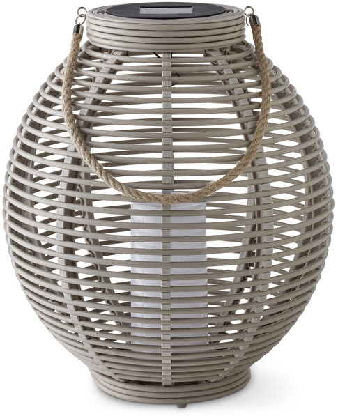 Greta - Solcellsbelysning, Ø 37,5 cm - Beige