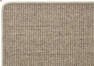 Pluto - Måttbeställd matta, langetterad kant - Beige