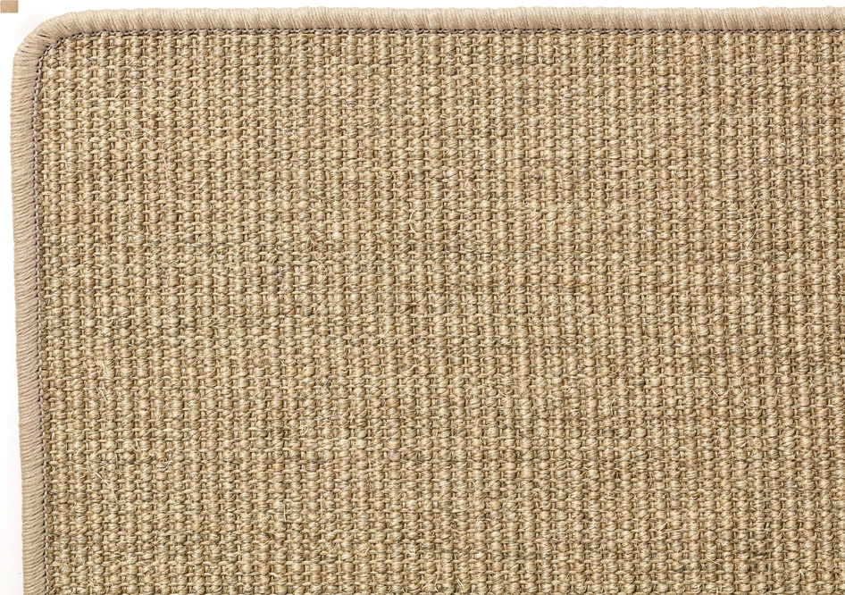 Pluto - Måttbeställd matta natur, langetterad kant. Pris/Kvm - Beige