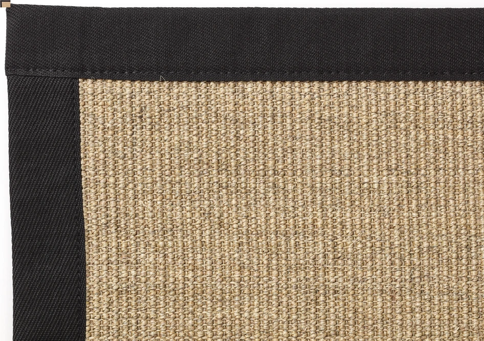 Pluto - Måttbeställd matta natur, bandad kant. Pris/Kvm - Beige