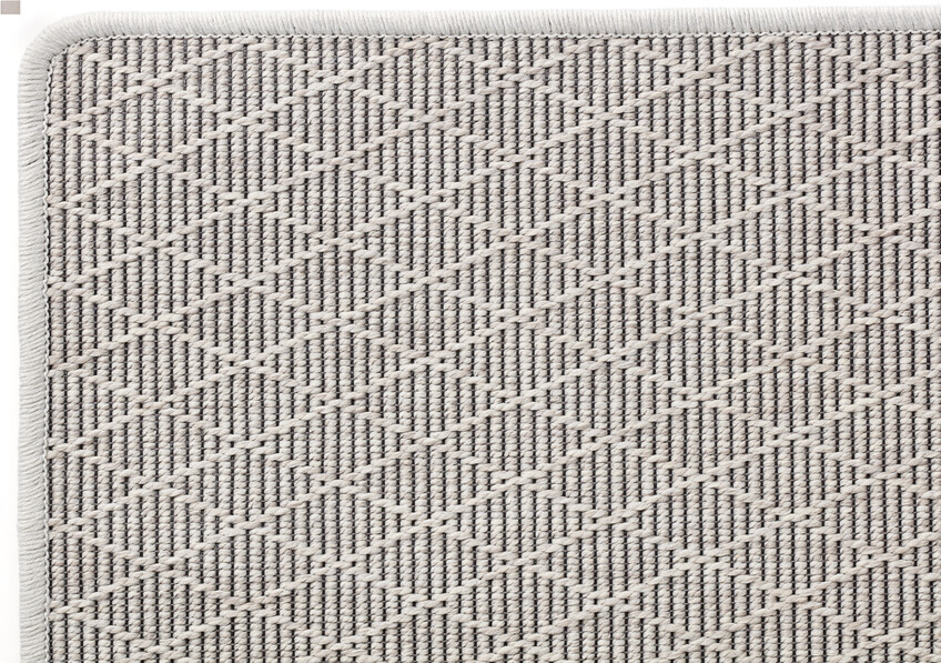 Vega - Måttbeställd matta, langetterad kant - Grå