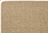 Pluto - Måttbeställd matta, langetterad kant - Beige