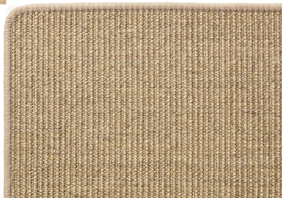 Pluto - Måttbeställd matta natur, langetterad kant. Pris/Kvm - Beige