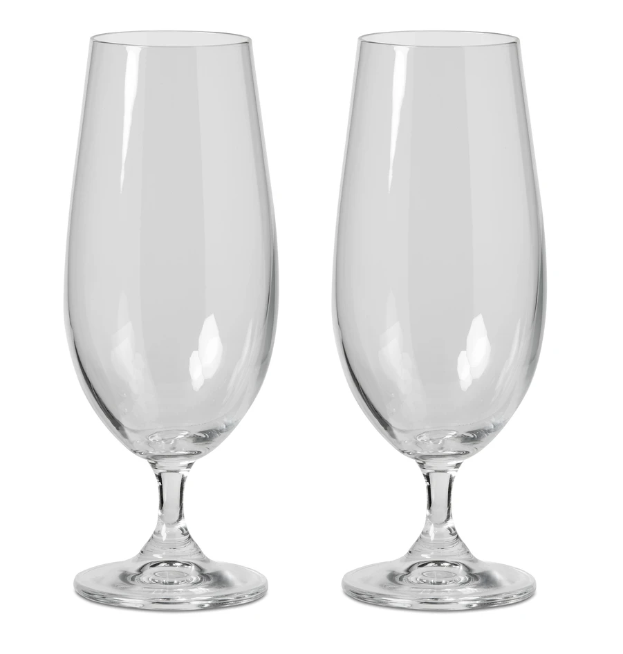 Bitz - Ölglas, 2-pack, 38 cl - Vit