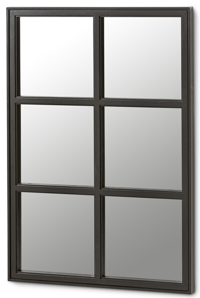 Ruta - Spegel, H 97 cm - Svart