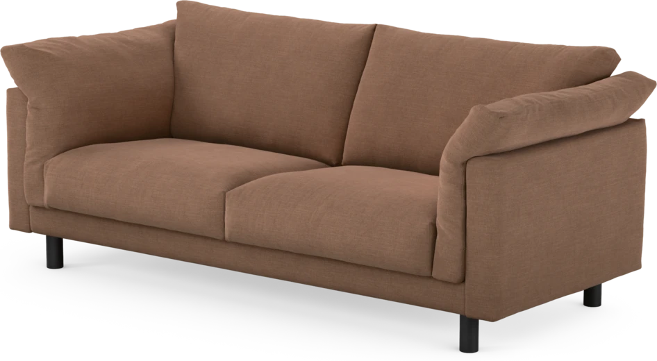 Cherrie - 2,5-sits soffa, fast klädsel - Orange