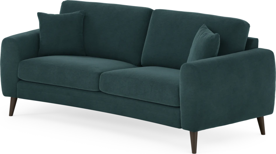 Eden - 2,5-sits soffa svängd - Blå