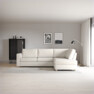 Friday - 2,5-sits soffa med divan höger - Vit