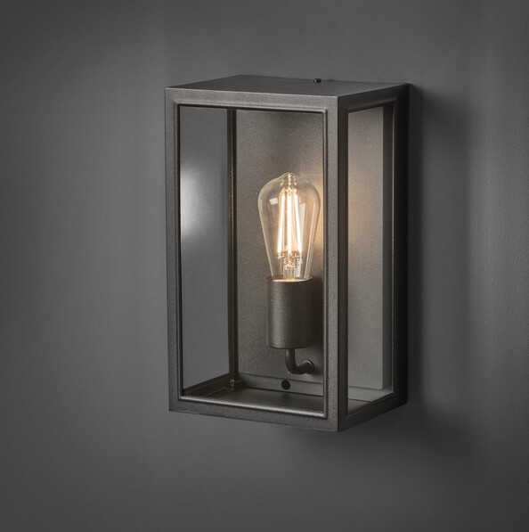 Carpi - Utevägglampa, B18 H30 cm - Svart