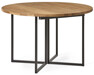 City - Matbord, Ø 120-168 cm - Brun