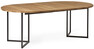 City - Matbord, Ø 120-168 cm - Brun