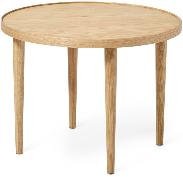 Tuva - Soffbord, Ø 55 cm - Beige