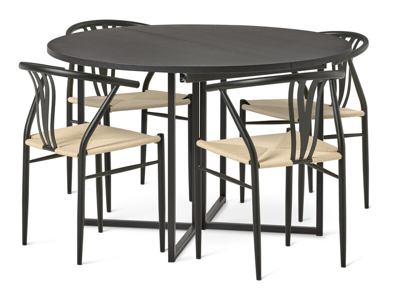 City - Matgrupp med 4 stolar Yngve - Beige