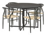 City - Matgrupp med 4 stolar Yngve - Beige
