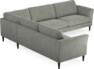 Bridge - Hörnsoffa, 2+3-sits - Grå