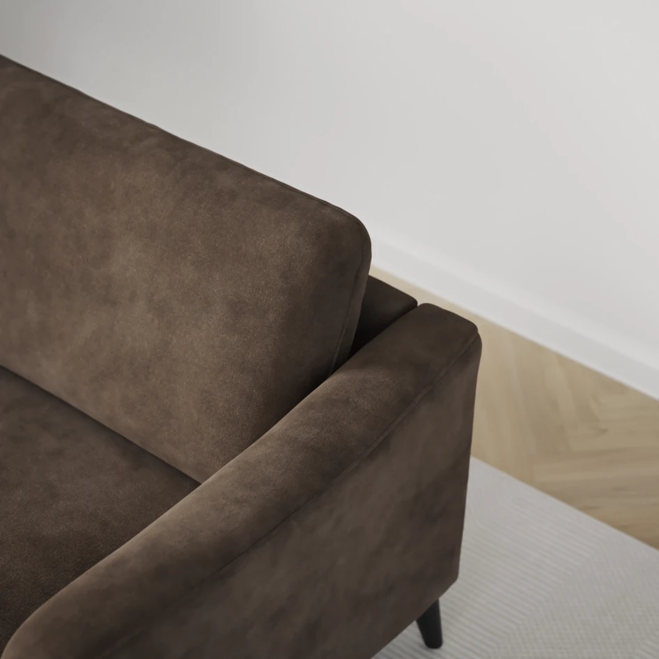 Bridge - 3-sits soffa - Brun