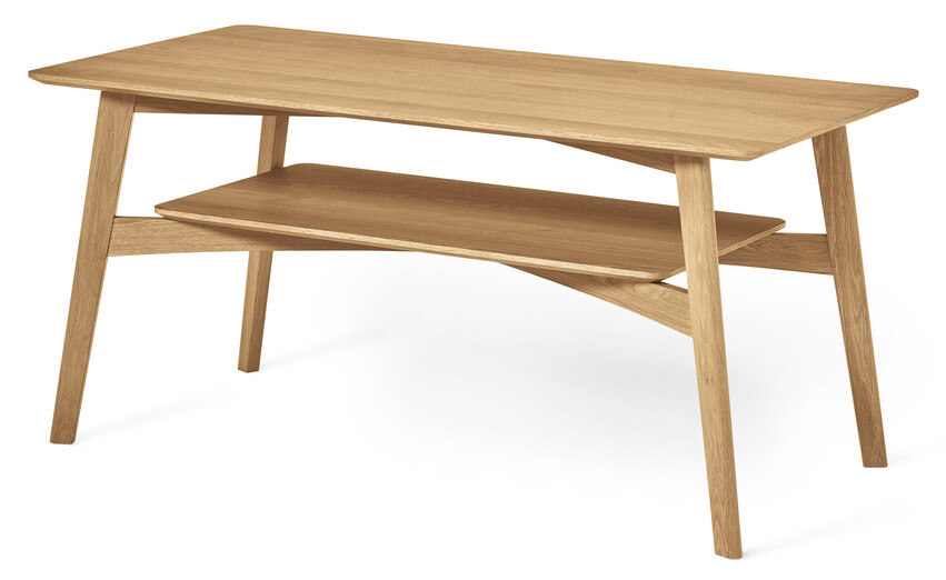 Flora - Soffbord, L 120 B 60 H 57 cm - Brun