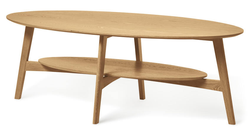 Flora - Soffbord, L 140 B 70 H 50 cm - Brun