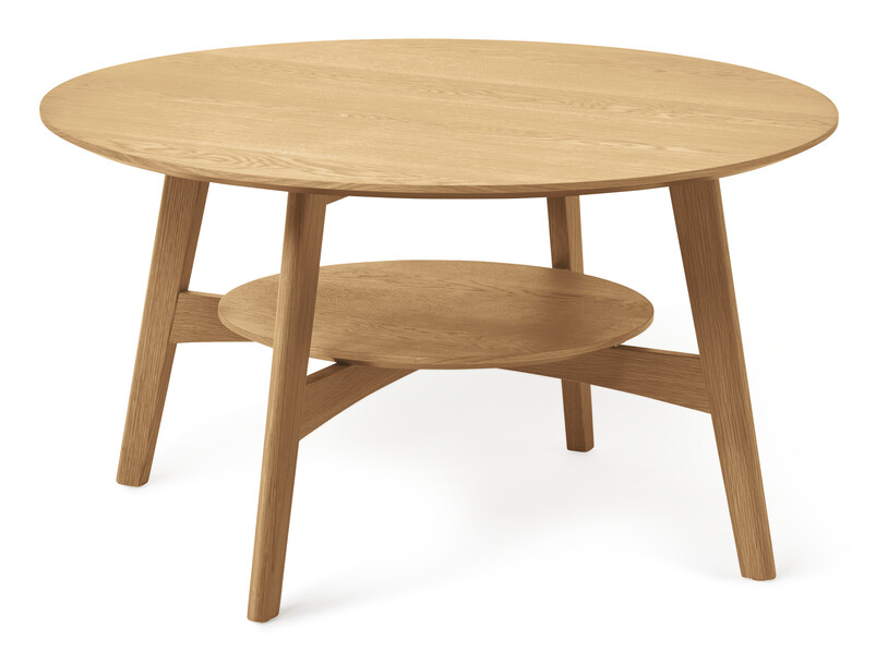 Flora - Soffbord, H 50 Ø 85 cm - Brun
