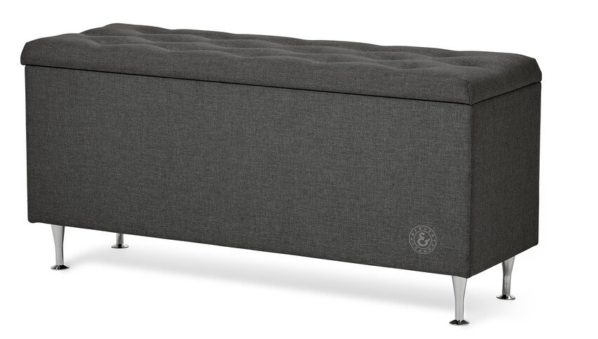 Saltskär - Sittbänk pikerad 120 cm - Grå