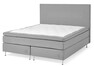 Asperö - Kontinentalsäng, dubbelsäng med bäddmadrass Asperö - Grå