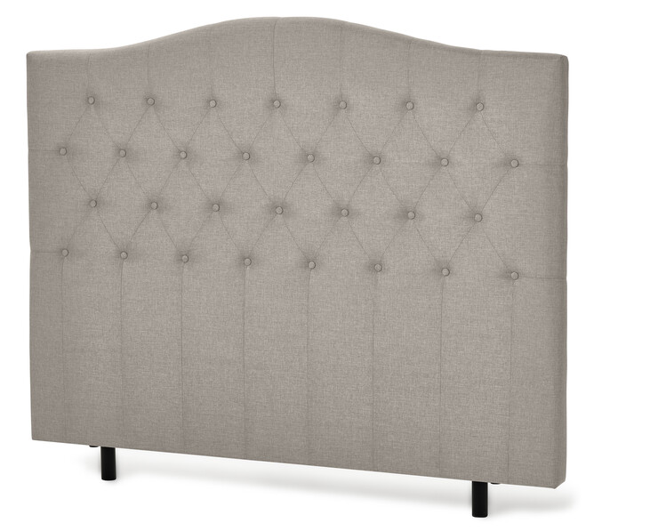 Asperö välvd - Sänggavel, B 160-210 cm - Beige