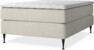 Delux Exclusive - Kontinentalsäng, enkelsäng 140 cm med bäddmadrass - Beige