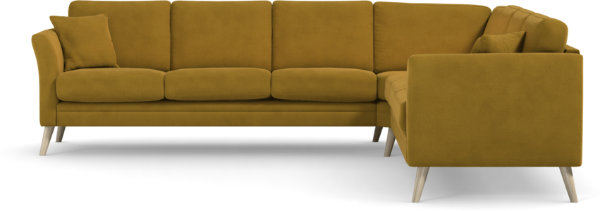 Eden - Hörnsoffa 3+3 - Gul