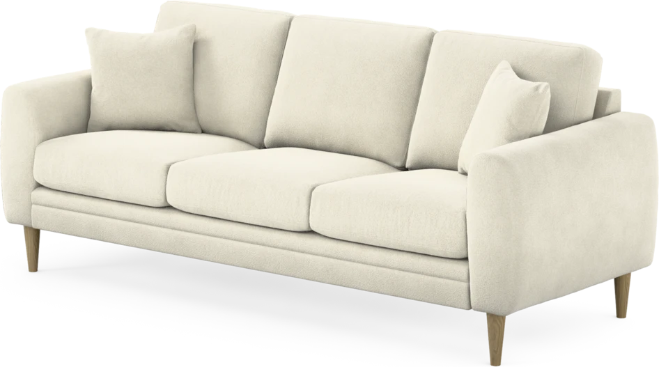 Eden - 3-sits soffa - Vit